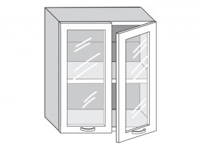 1.60.4 Шкаф настенный (h=720) на 600мм с 2-мя стек.дверцами в Кушве - kushva.магазин96.com | фото