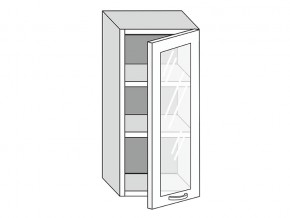 19.40.3 Шкаф настенный (h=913) на 400мм с 1-ой стекл. дверцей в Кушве - kushva.магазин96.com | фото