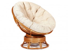 Кресло-качалка Papasan w 23/01 B с подушкой Cognac, ткань Старт в Кушве - kushva.магазин96.com | фото