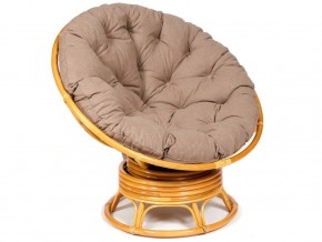 Кресло-качалка Papasan w 23/01 B с подушкой Honey, экошерсть Коричневый в Кушве - kushva.магазин96.com | фото