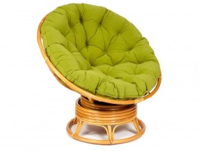 Кресло-качалка Papasan w 23/01 B с подушкой Honey, флок Олива в Кушве - kushva.магазин96.com | фото