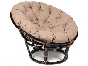 Кресло Papasan 23/01 W с подушкой Antique brown, экошерсть Коричневый в Кушве - kushva.магазин96.com | фото