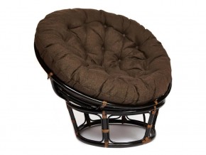 Кресло Papasan 23/01 W с подушкой Antique brown, ткань Коричневый в Кушве - kushva.магазин96.com | фото