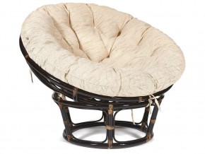 Кресло Papasan 23/01 W с подушкой Antique brown, ткань Старт в Кушве - kushva.магазин96.com | фото