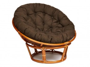 Кресло Papasan 23/01 W с подушкой Cognac, ткань Коричневый в Кушве - kushva.магазин96.com | фото