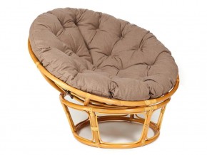 Кресло Papasan 23/01 W с подушкой Honey, экошерсть Коричневый в Кушве - kushva.магазин96.com | фото