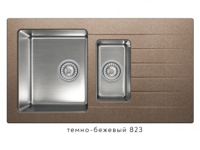 Мойка комбинированная Tolero twist TTS-890 Темно-бежевый 823 в Кушве - kushva.магазин96.com | фото