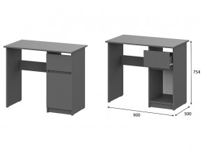 Стол письменный 900 Денвер Графит серый в Кушве - kushva.магазин96.com | фото