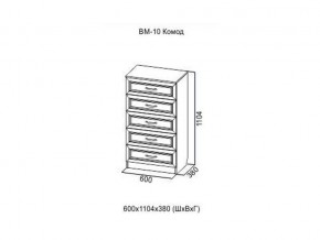 ВМ-10 Комод в Кушве - kushva.магазин96.com | фото